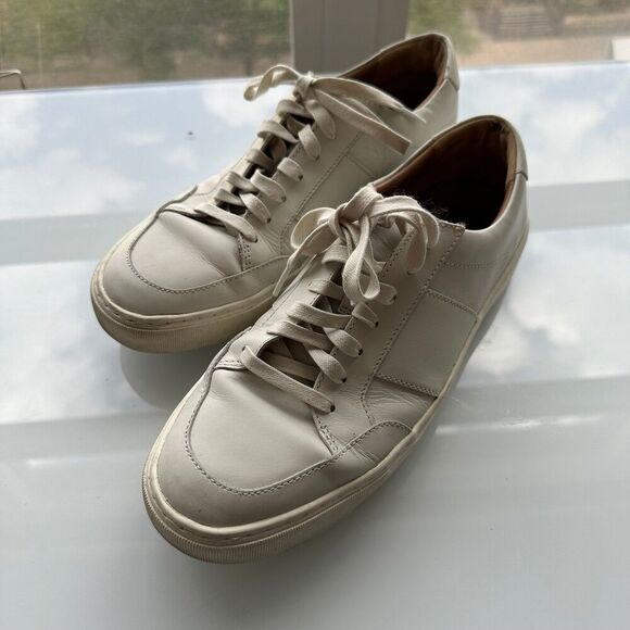 Vince Leonard Leather Sneaker Size 9.5 - Picture 1 of 8